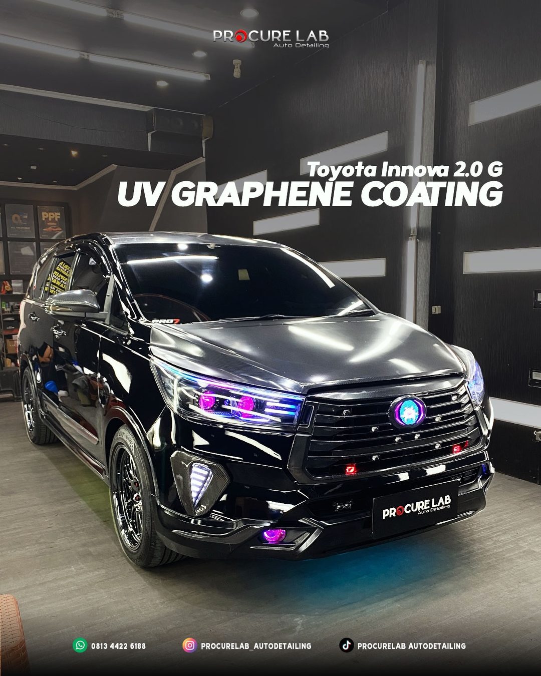UV Graphene Coating pada Toyota Innova Reborn