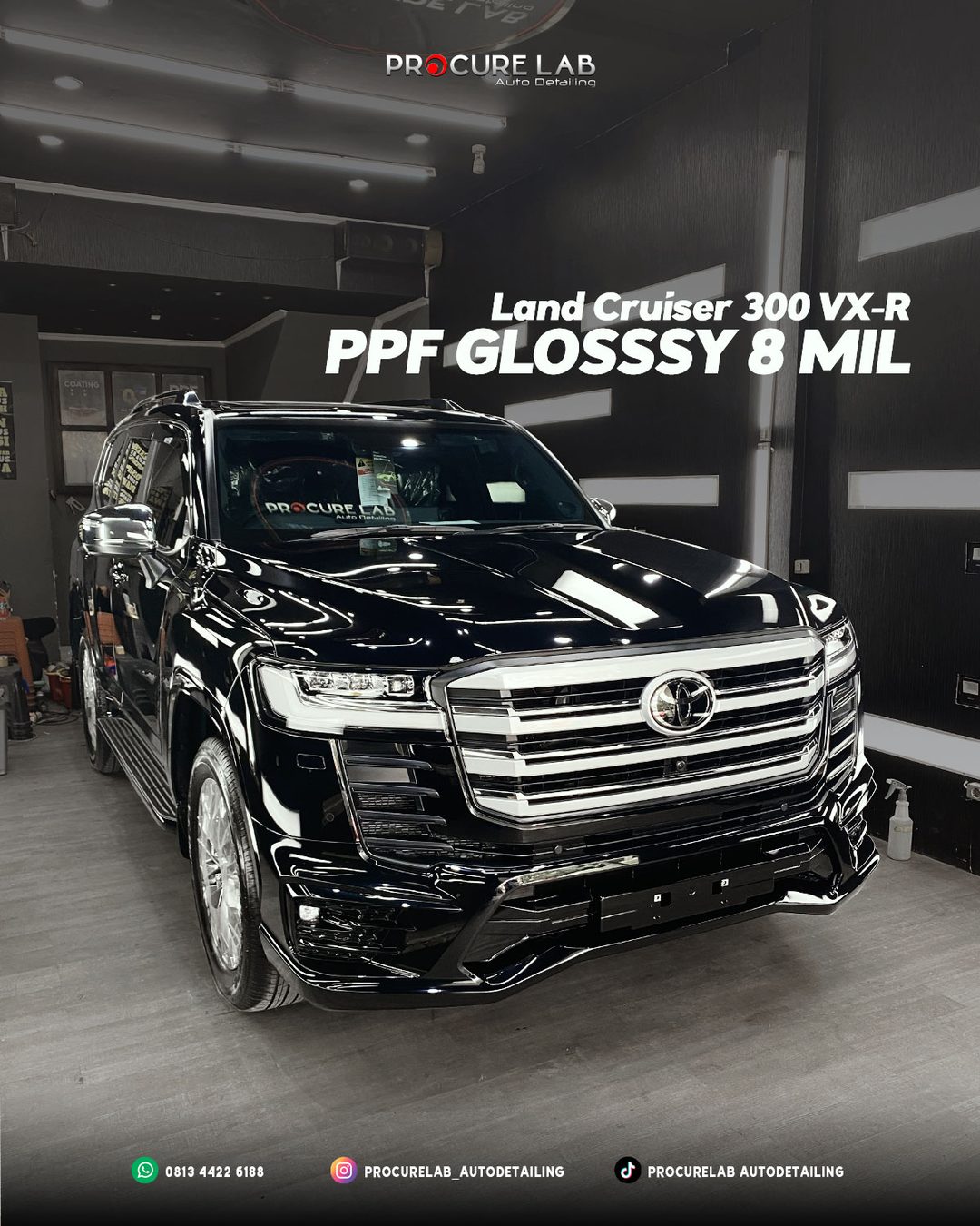 Full Body PPF pada Toyota Land Cruiser